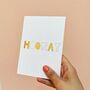 Hooray Celebration Card With Confetti Envelope, thumbnail 1 of 5