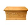 Solid Pine British Made Personalised Toy Box, thumbnail 8 of 12