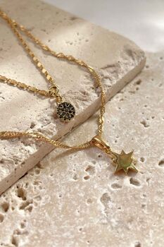 North Star Celestial Multi Strand Layering Necklace, 2 of 4