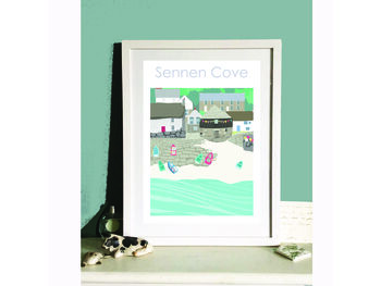 Sennen Cove Cornwall Travel Print, 3 of 5