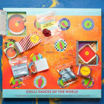 Make Your Own Chilli Sauces Of The World Giftbox, 2 of 5