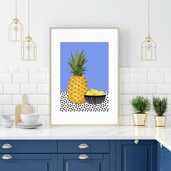 Pineapple With Bowl Print, 7 of 7