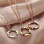 Personalised Birthstone Mobius Necklace, thumbnail 5 of 12