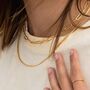 Bailey Gold Box Delicate Chain Necklace, thumbnail 1 of 5