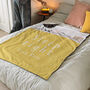 'Sleep Tight' Personalised Blanket For Child Or Baby, thumbnail 3 of 7