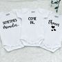 Triplet Baby Gifts | Triplet Pregnancy Announcement Vests, thumbnail 3 of 3