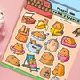 Bear Sticker Sheet | Cute Stickers, thumbnail 4 of 5