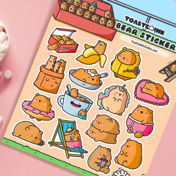 Bear Sticker Sheet | Cute Stickers, 4 of 5