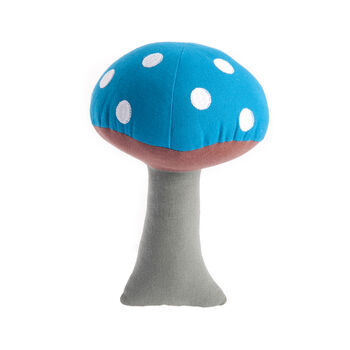 Fair Trade Mushroom Rattle Soft Toy, 2 of 6
