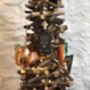 Black And Gold Gin Bottle Xmas Tree Decoration, thumbnail 6 of 6