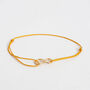 Gold Infinity Bracelet, Assorted Colours, thumbnail 6 of 9