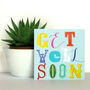 Wordy Get Well Soon Card, thumbnail 3 of 5