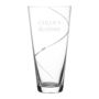 Engraved Silhouette Swirl Conical Vase With Crystals, thumbnail 1 of 2