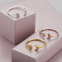 Personalised Luxe Sun And Moon Open Ring, thumbnail 1 of 8