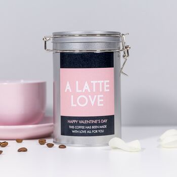 'A Latte Love' Valentine's Day Coffee Gift In Tin, 11 of 11