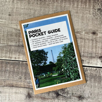 Personalised Pocket Travel Guide To Paris, 4 of 12