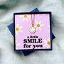 A Little Smile For You Smiley Necklace Gift, thumbnail 2 of 9