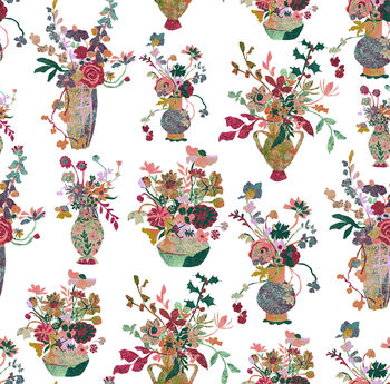 Floral Vases Fabric Wrap Set, 7 of 7