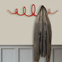 Squiggle Coat Rack By The Metal House, thumbnail 3 of 7