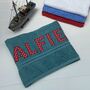 Personalised Towels With Appliqued Letters, thumbnail 6 of 12