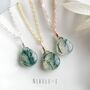 Moss Agate Crystal Necklace, thumbnail 4 of 11