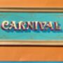 'Carnival' Gold Leaf Typography Wall Art Sign, thumbnail 2 of 11