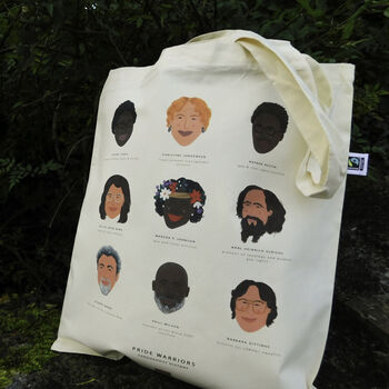 Pride Warriors Organic Cotton Tote Bag, 3 of 6