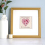 Personalised Heart Thank You Card For Mum Or Her, thumbnail 5 of 9