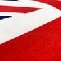 Union Jack Flag Cushion Cover From Soft Chenille Fabric, thumbnail 6 of 12