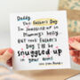 'Love From The Bump' Father's Day Card, thumbnail 1 of 2