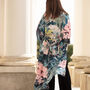 Elderflower Kimono Robe With Art Print, thumbnail 3 of 3