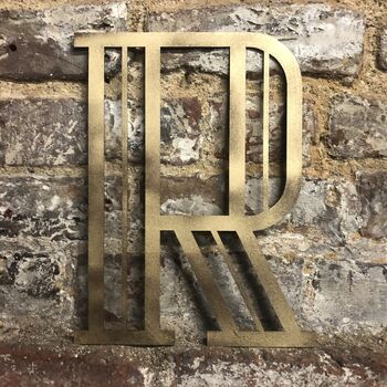 A To Z Gold Art Deco Letters Make Any Word, 12 of 12