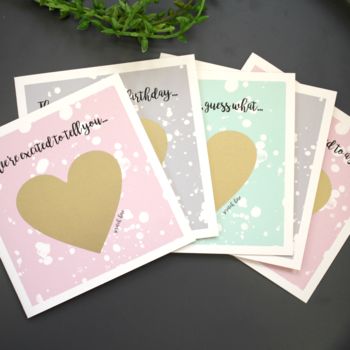 Personalised Birthday Heart Scratch Card, 7 of 7