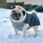 Waterproof And Knitted Quilted Snood Dog Jacket, thumbnail 1 of 7