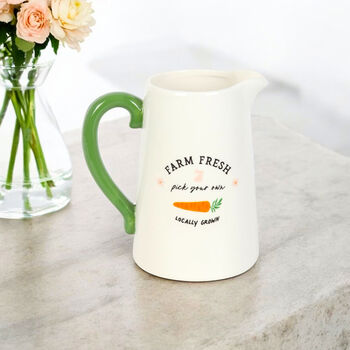 Farm Fresh Flower Vase Jug Gift For Her, 5 of 6