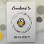 Owl Pin Badge, thumbnail 2 of 4