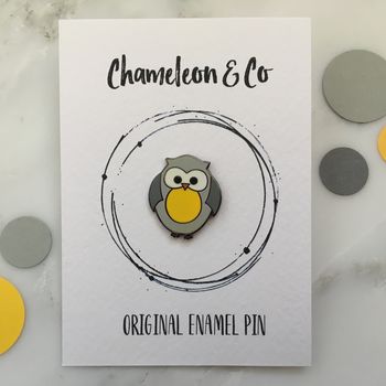 Owl Pin Badge, 2 of 4