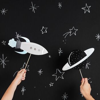 10 Space Party Photo Booth Props, 3 of 4