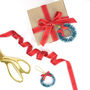 Christmas Wreath Gift Wrap Accessories, thumbnail 1 of 3