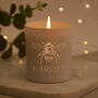 Worker Bee Gift For Her Personalised Scented Candle, thumbnail 1 of 11