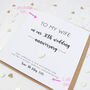 30th Pearl Anniversary Card For Husband Or Wife, thumbnail 2 of 6