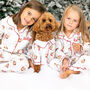 Personalised Dog Santa Christmas Pyjamas, thumbnail 3 of 12
