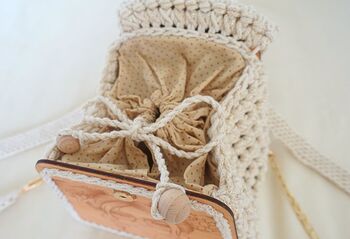 Handmade Crochet Backpack, Christmas Gift For Her, 7 of 8