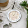 First Christmas Wreath Personalised Tree Decoration, thumbnail 1 of 4