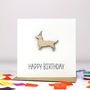 Sausage Dog Birthday Card, thumbnail 1 of 2
