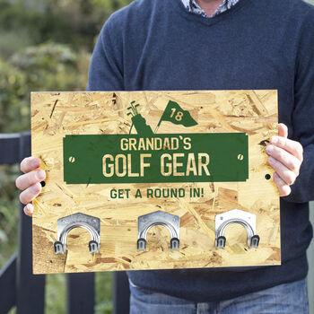 Personalised Golf Gear Hooks, 3 of 5