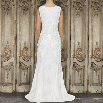 Ivory Applique White Wedding Dress, 2 of 2