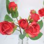 Faux Red Roses In Vase, thumbnail 3 of 4