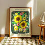 Sunflower Floral Print For Joy And Happiness, thumbnail 4 of 7