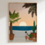 Sunset In Ibiza Travel Art Print, thumbnail 6 of 6